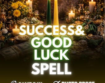 Erfolg und viel Glück Zauber, SAME DAY Spell Casting, Road Opener Ritual, Liebe, Geld, Fame, Wohlstand Manifestation, Weiße Magie