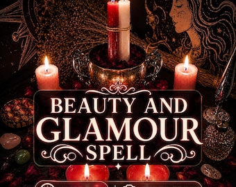 Beauty and Glamour Spell — SAME DAY Casting for Magnetic Aura, Glow Up, Confidence & Natural Allure Ritual (Tarot + Energy Work)
