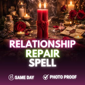 Hechizo para reparar relaciones, recuperar a tu ex, restaurar la conexión y ritual de reconciliación de amor profundo, arreglar vínculos rotos, eliminar bloqueos emocionales