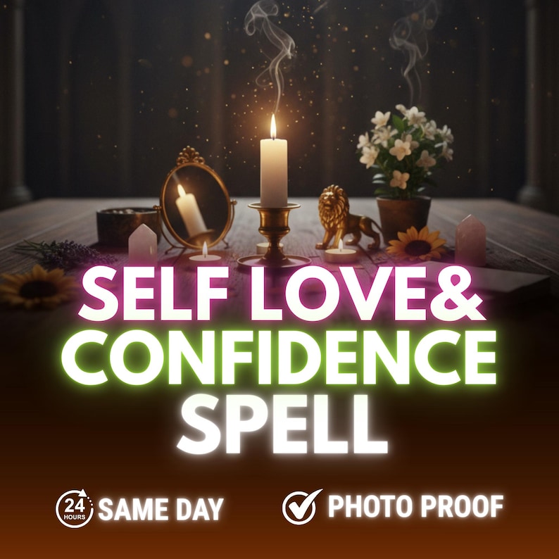 Self Love Spell for Confidence & Inner Radiance, Beauty and Self Care Ritual, Remove Insecurities, Glow Up, Same Day White Magic Casting