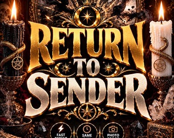 Return to Sender Spell - SAME DAY Casting for Karma, Evil Eye, Protection, Shielding, & Psychic Defense