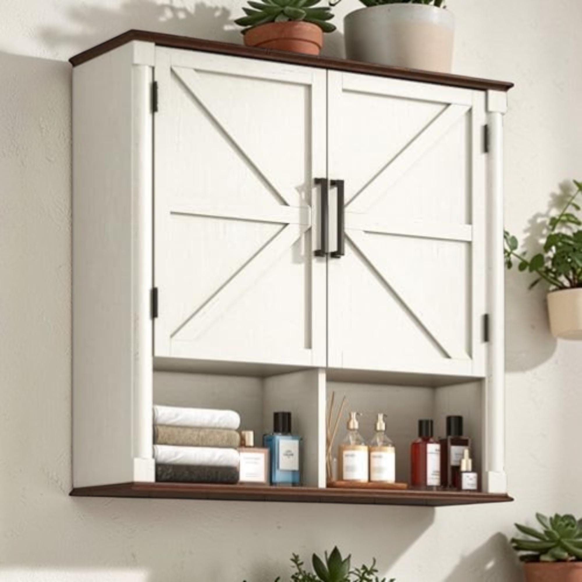 Best HD Pictures about  Farmhouse Bathroom Wall Cabinet  with No AI Images