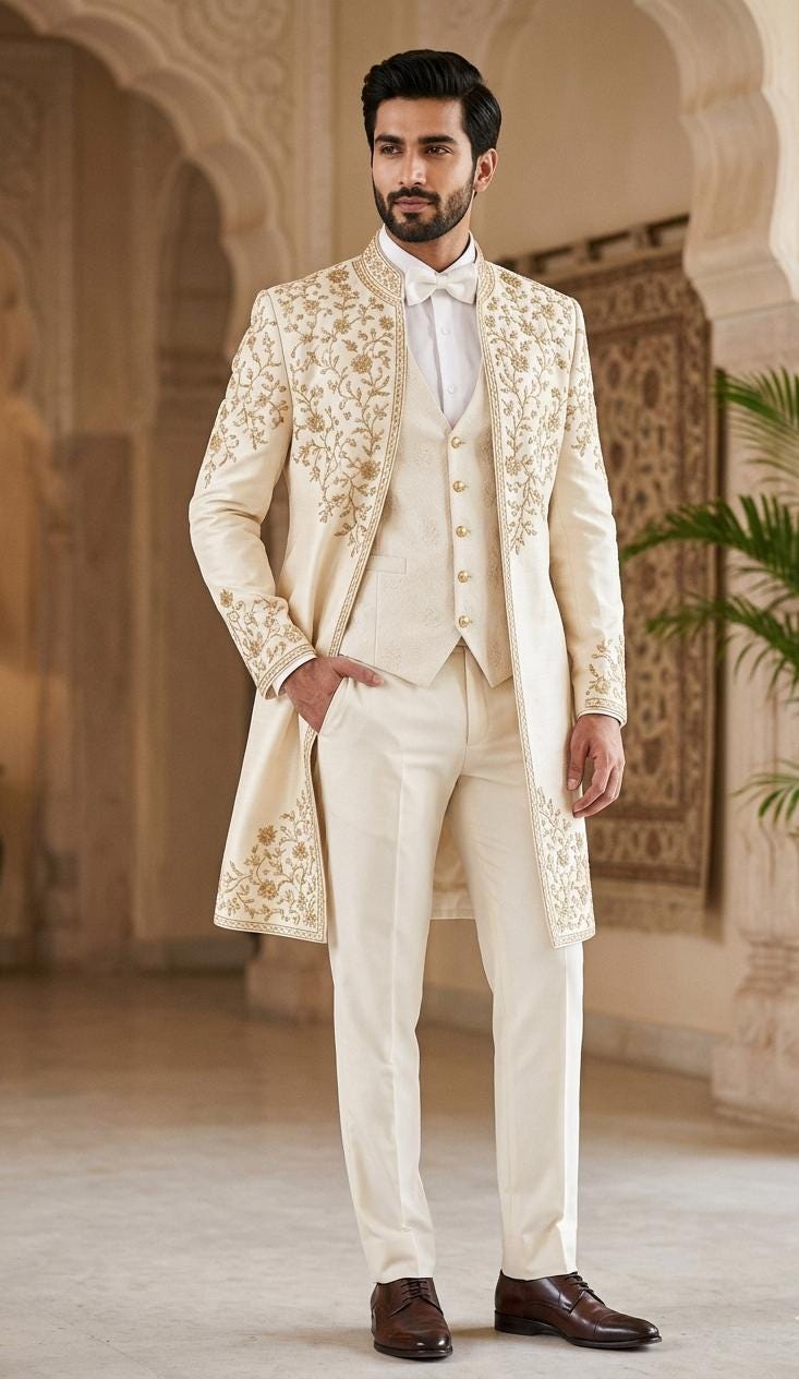 ivory dress suit Ivory Pearl Suit