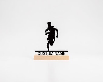 Personalised Running Metal Art Statue