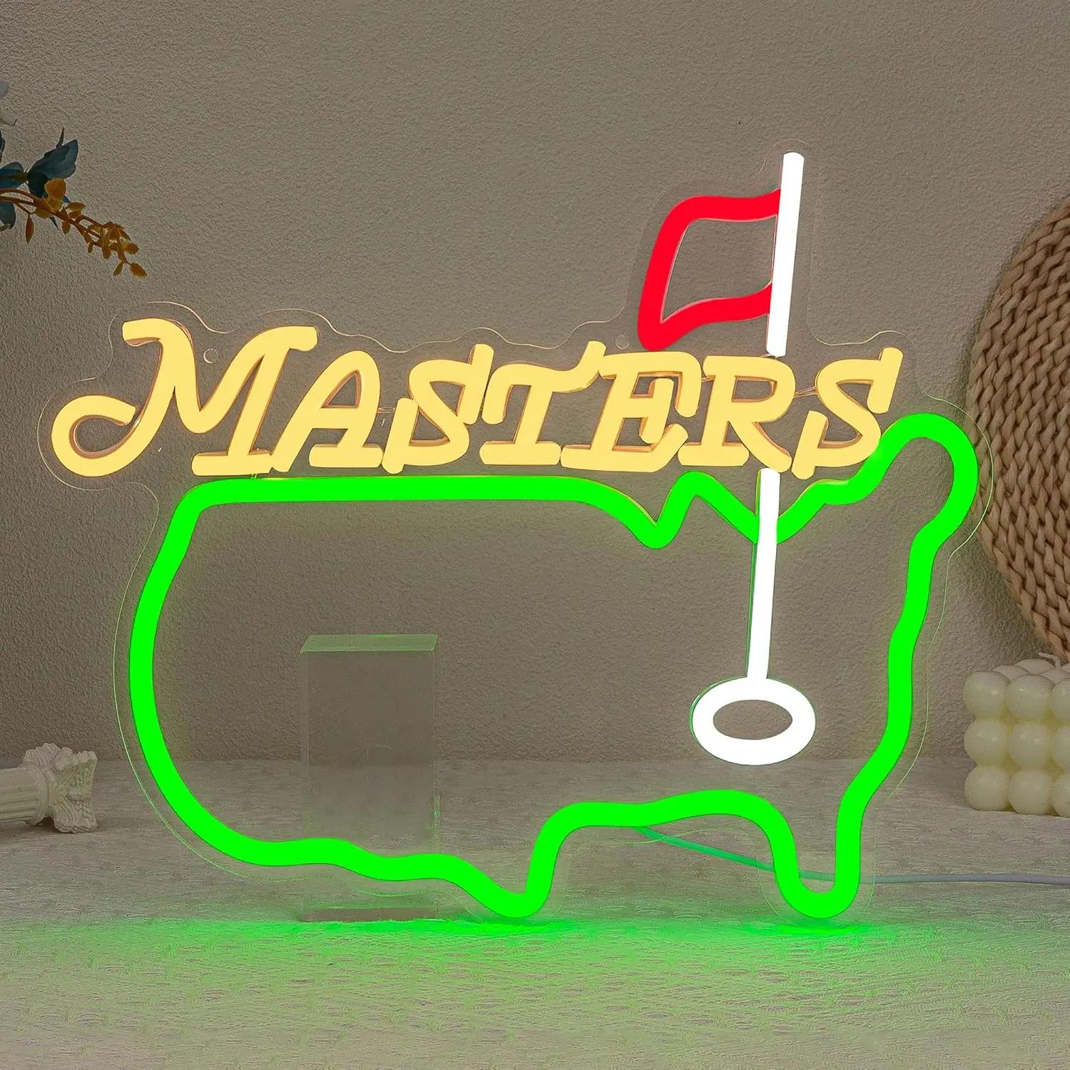 Masters Golf Neon Sign – USB Powered Dimmable LED Light - Etsy