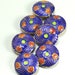 Cerulean cloisonne swirls CL017