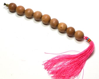 Chaplet style Buddhist mala in rosewood C025