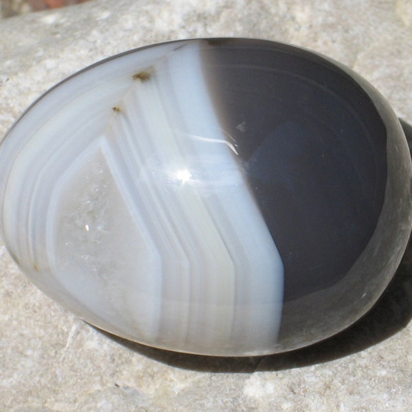 50% off beautiful agate druzy egg for meditation EG013