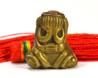 Phra pidta meditating monk amulet BD400