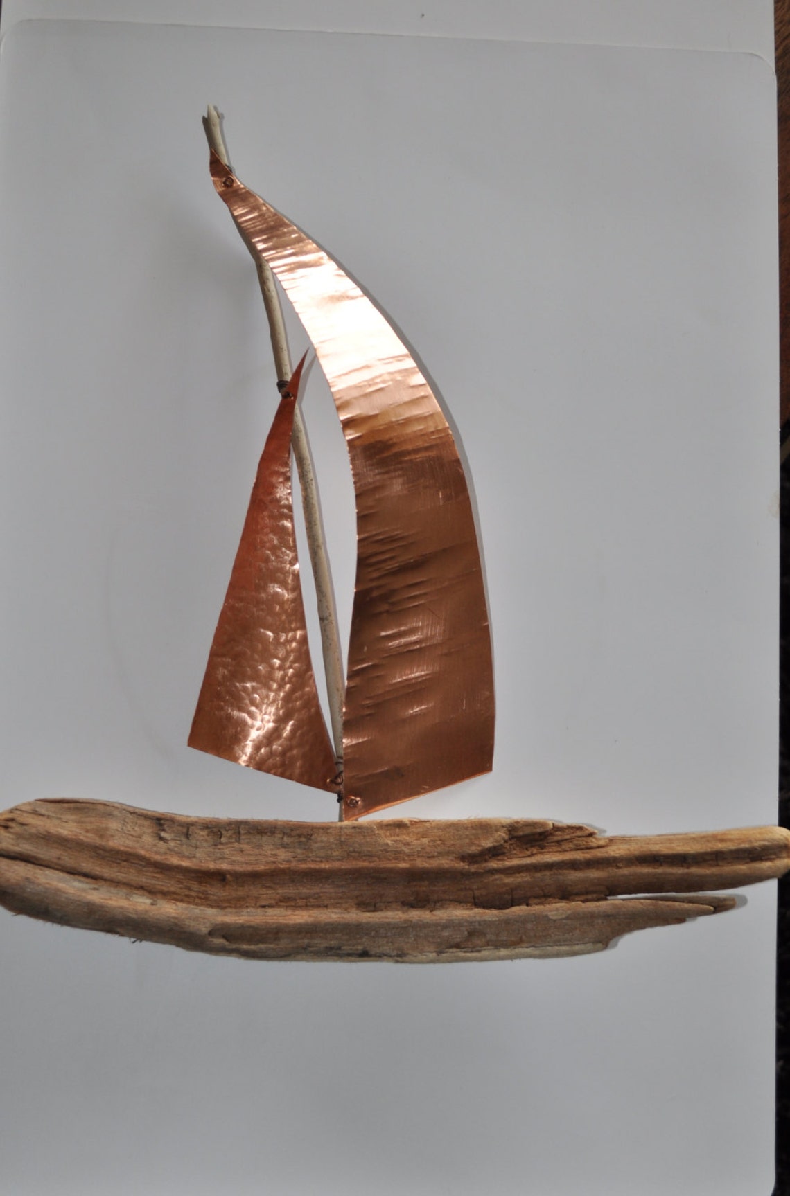 Driftwood sailboat trilogy driftwood artwall hanging Etsy