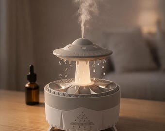 Smart Water Drop Humidifier & Aroma Diffuser