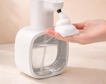 Automatic Foam Soap Dispenser Touchless Wall Mounted USB Rechargeable | Adjustable Foam Levels