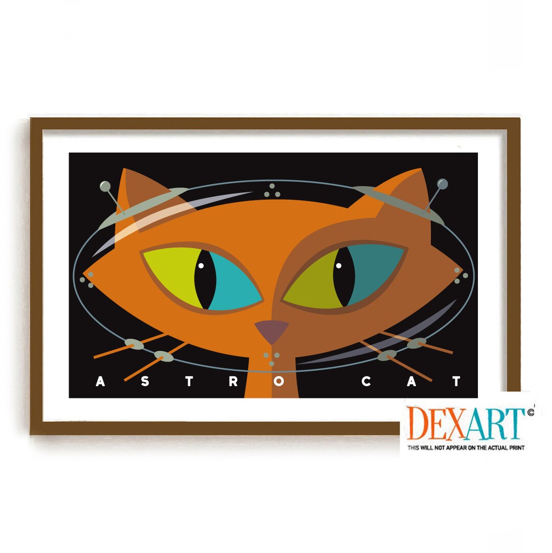 thumbnail image 2 of Durable Doormat Front Door Mat 16" X 24", Mid Century UFO Atomic Space Cat Floor Door Bathroom Kitchen Mat Anti-Slip Indoor Doormat Garden Entrance Rug Living Room Carpet 2 of 11