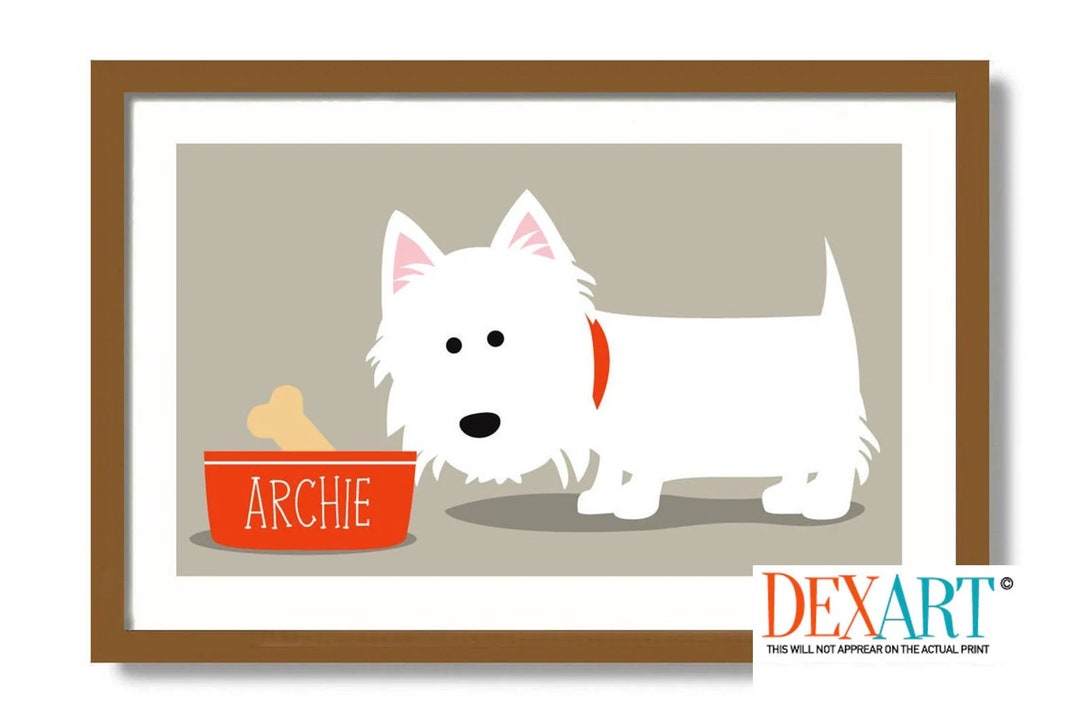 Personalized Westie Gifts, Dog Lover Gift, Cairn Terrier, West Highland