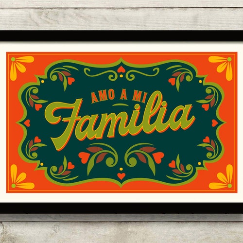 Mexican Kitchen Art Print Decor I Love My Kitchen Decor Mi Etsy