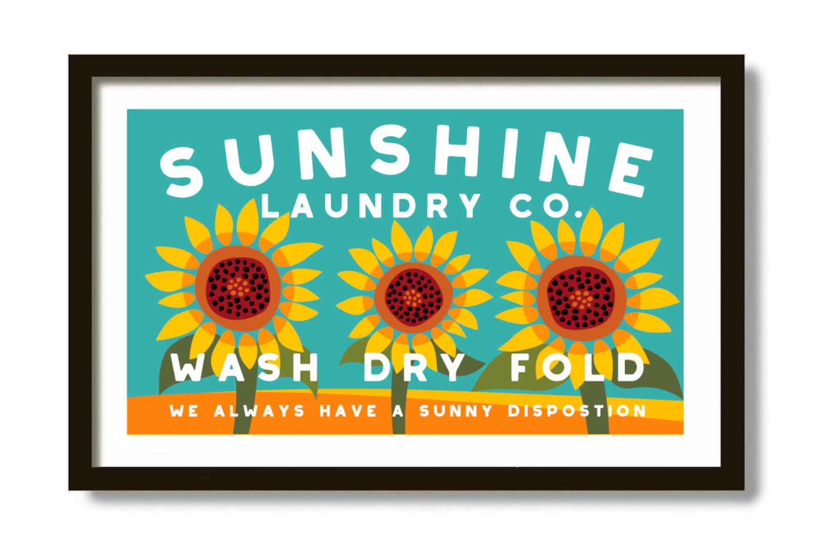 Sunflower Laundry Room Sign Laundry Room Decor Laundry Art Etsy