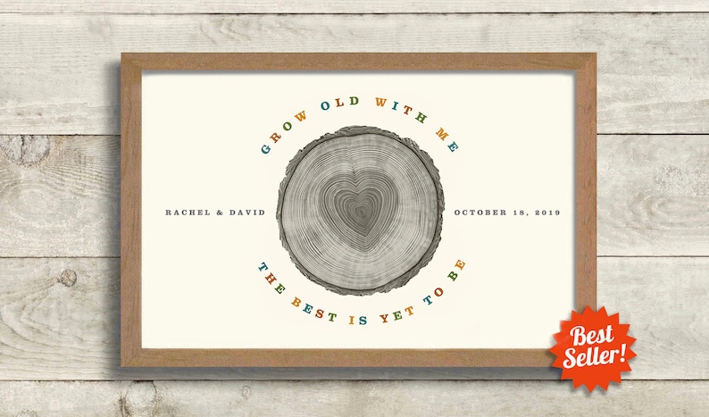 Personalized Wedding Gift for Outdoor Couple Rustic Decor | Etsy