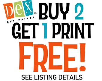 11x17 Wall Decor Art Prints - Buy 2 Get 1 Free