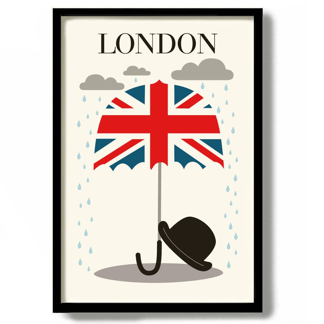 London Print London Art Print London Decor, England Poster England Art