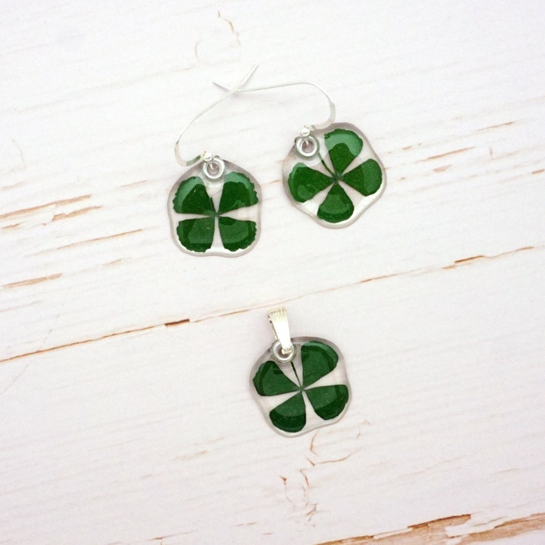 Four Leaf Clover Real Four Leaf Clover Luck of the Irish - Etsy