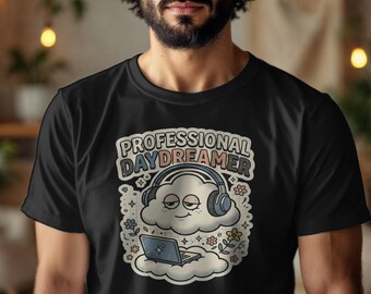 Professional Daydreamer Shirt, Funny Office Humor Graphic Tee, Sarcastic Work T-Shirt