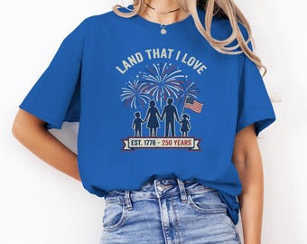 USA 250th Anniversary Patriotic Family T-Shirt, Limited Edition Memorabilia