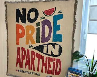 Tapiz bohemio personalizado – Decoración textil para pared – Regalo personalizado – Palestina – Antiimperialismo – Antifascismo