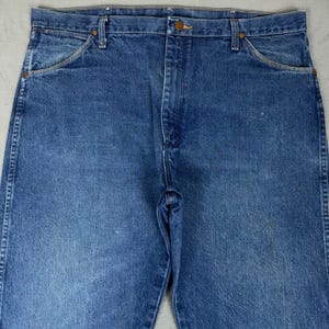 Vintage Wrangler 13MWZ Cowboy Cut Original Fit Jeans Blue Denim Men's 40x32 image 3