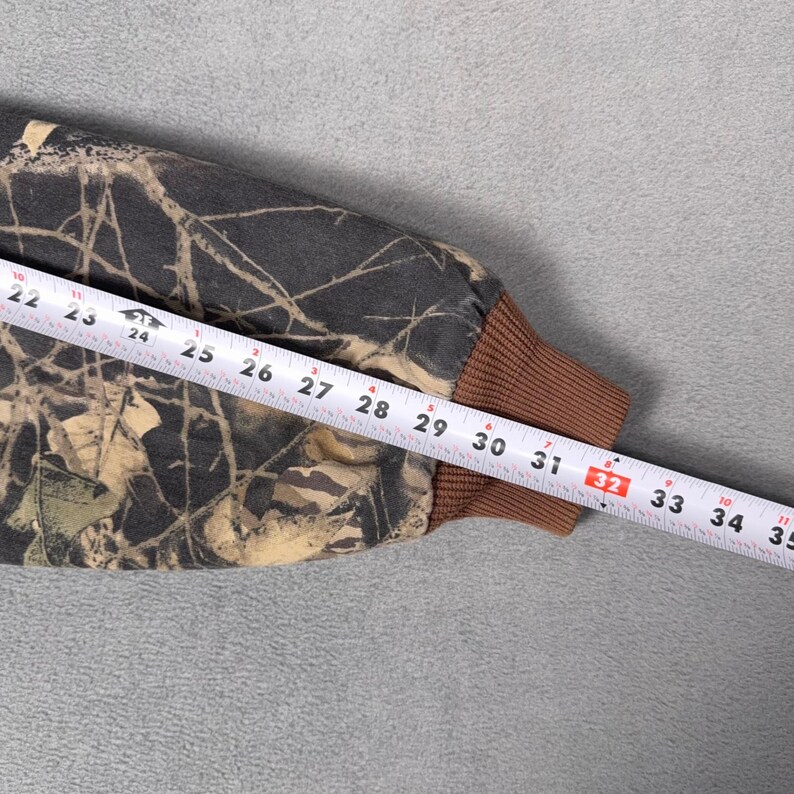 Chaqueta con capucha Liberty Rugged Outdoor Mossy Oak Camo estilo vintage de los 90, talla XL juvenil (18-20). imagen 7