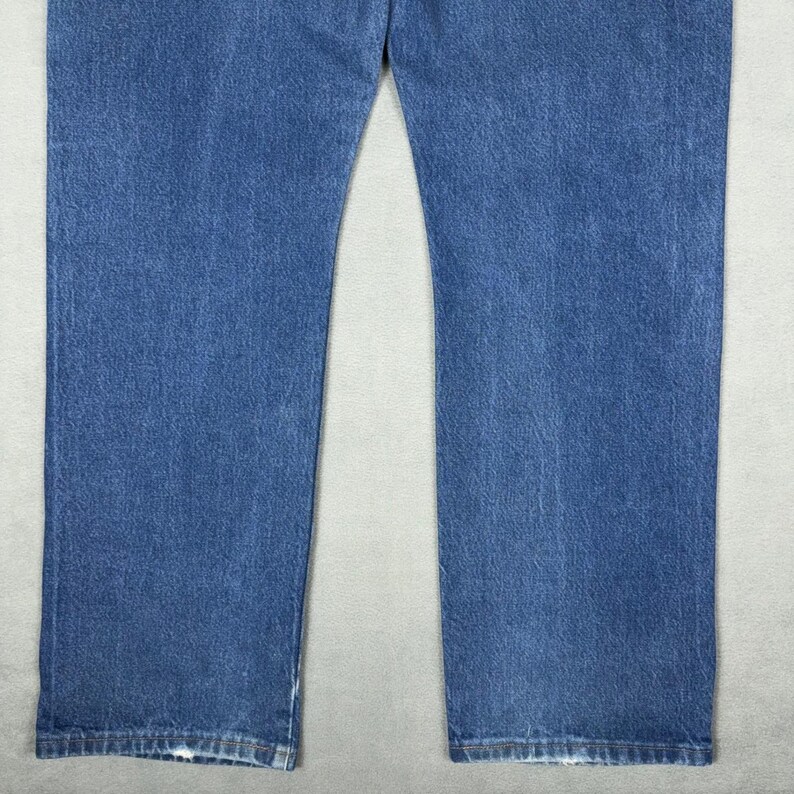 Vintage Wrangler 13MWZ Cowboy Cut Original Fit Jeans Blue Denim Men's 40x32 image 7
