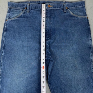 Vintage Wrangler 13MWZ Cowboy Cut Original Fit Jeans Blue Denim Men's 40x32 image 10