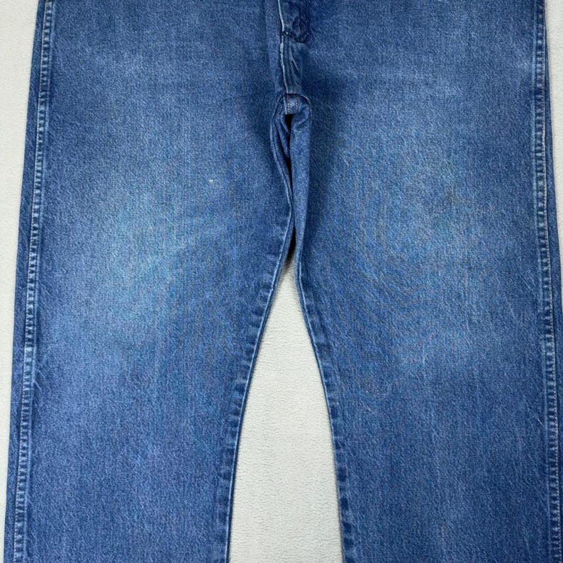 Vintage Wrangler 13MWZ Cowboy Cut Original Fit Jeans Blue Denim Men's 40x32 image 6