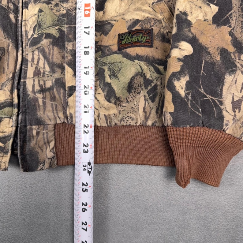 Chaqueta con capucha Liberty Rugged Outdoor Mossy Oak Camo estilo vintage de los 90, talla XL juvenil (18-20). imagen 6
