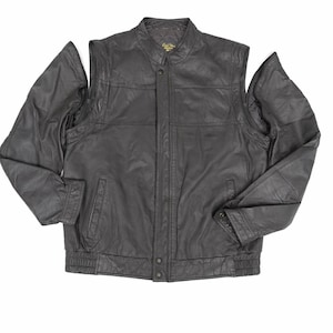 Euro Leather Jacket - Etsy