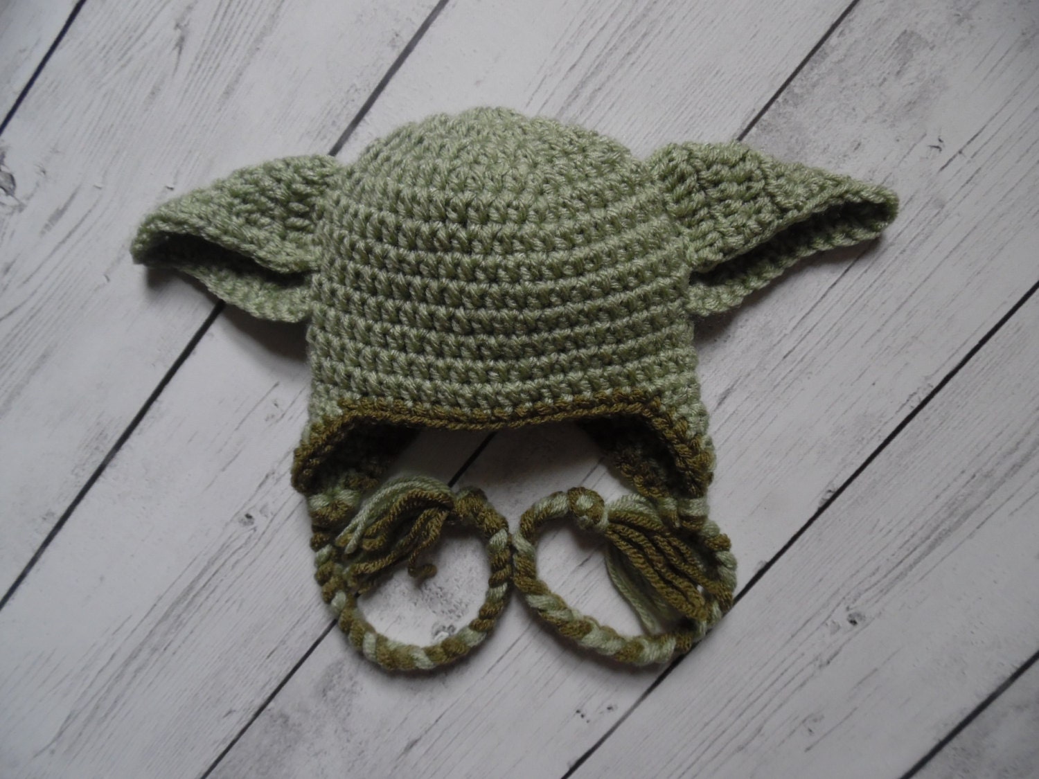 Yoda Hat, Crochet Yoda Hat, Baby Boy Hat, Made to Order