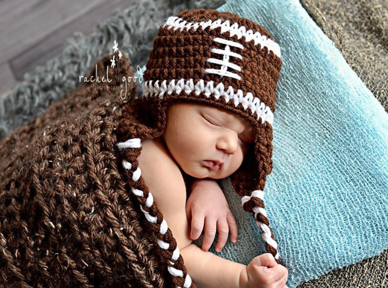 newborn football hat