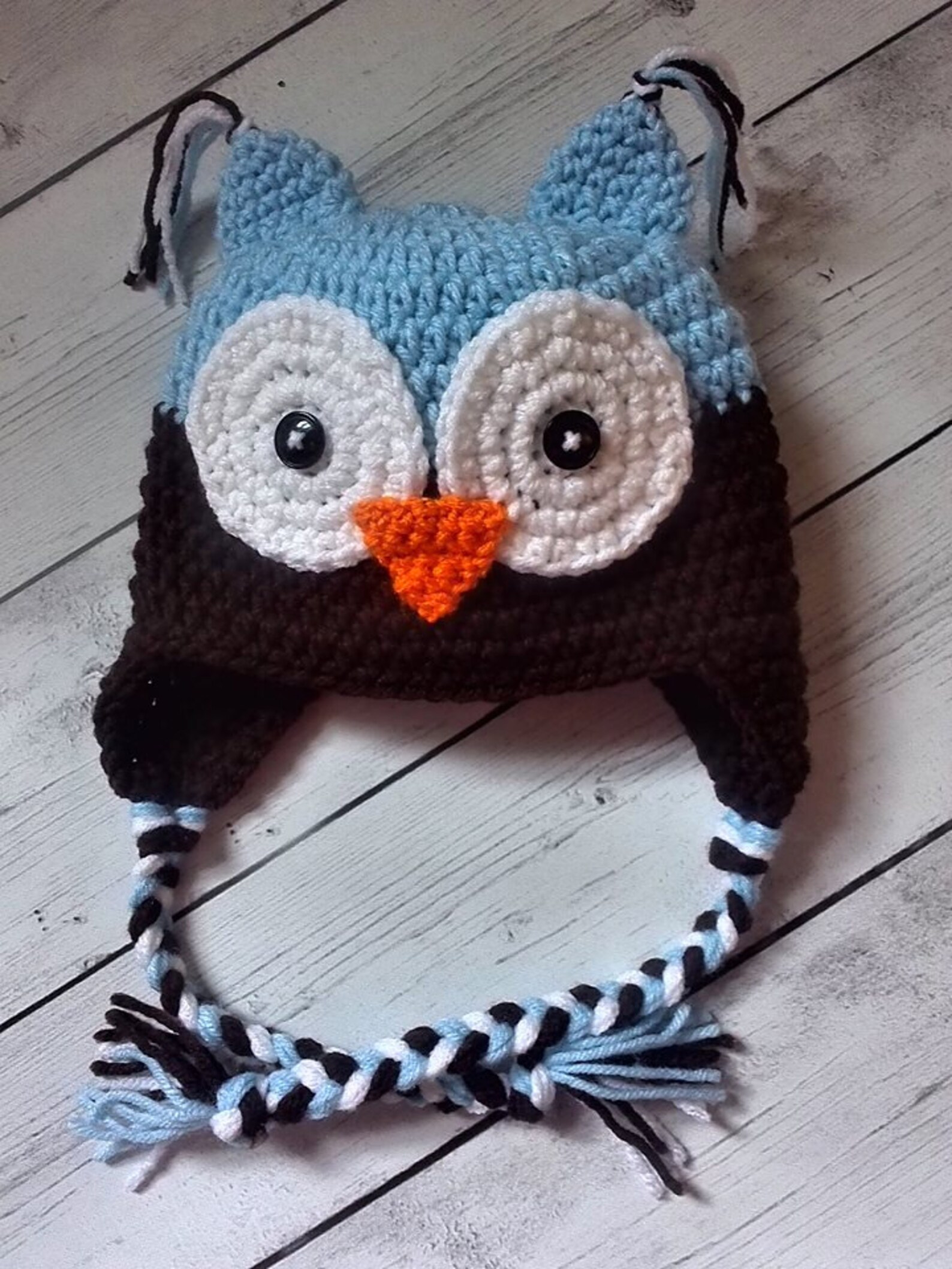 Crochet Owl Hat Baby Boy Owl Hat Toddler Owl Hat Made to Etsy