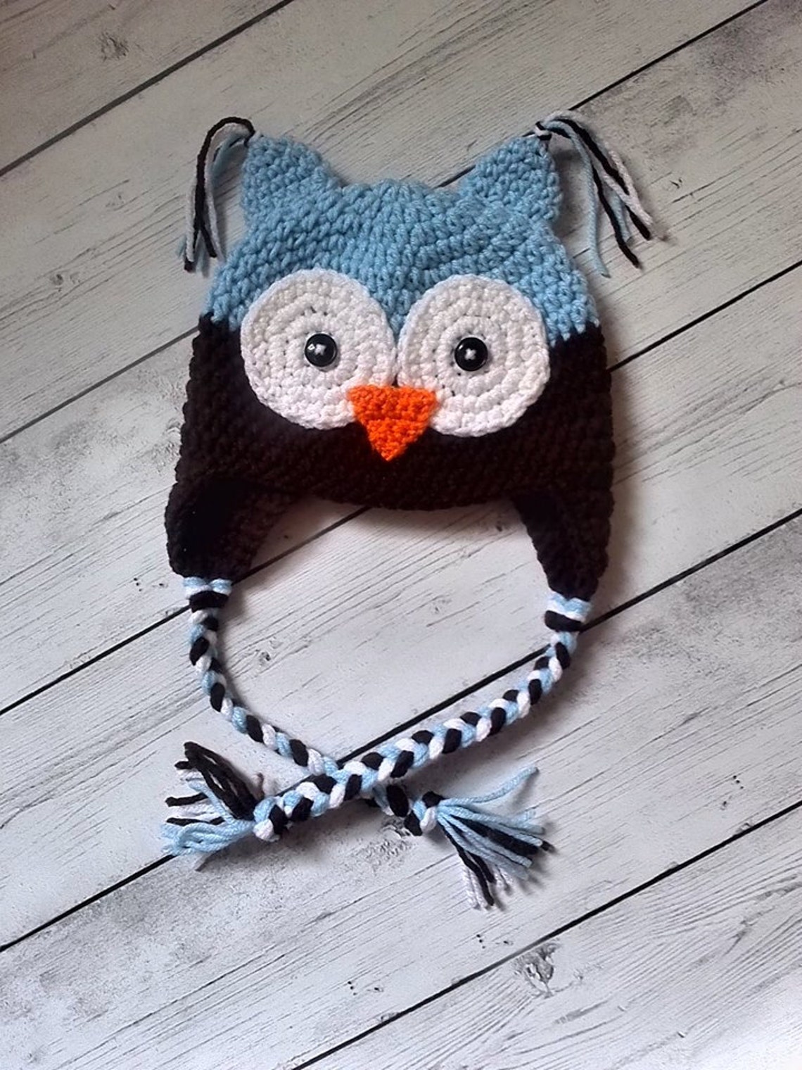 Crochet Owl Hat Baby Boy Owl Hat Toddler Owl Hat Made to Etsy
