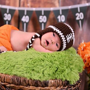 baby football hat, newborn football hat, Toddler football hat image 4