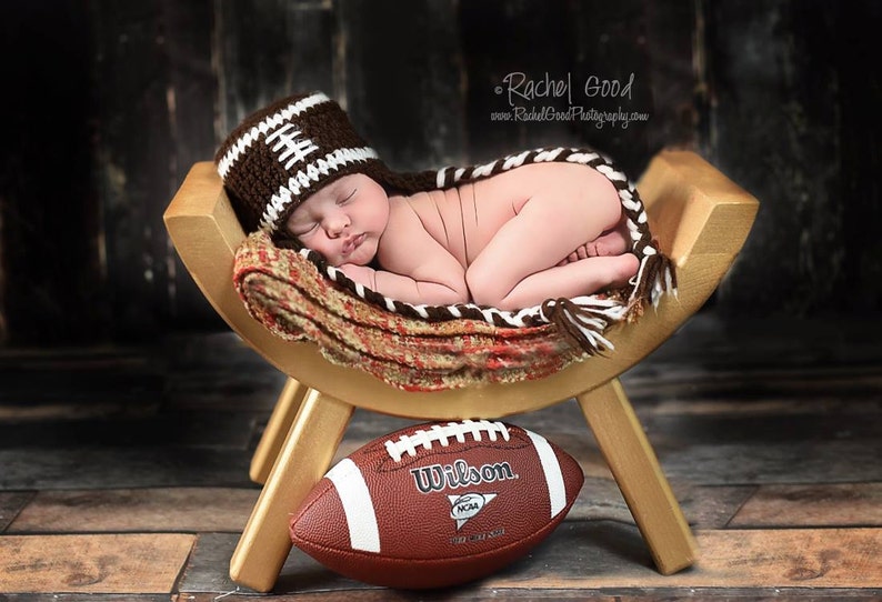 baby football hat, newborn football hat, Toddler football hat image 2
