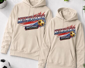 Netherlands Soccer Match Day Hoodie | Personalized Fan Apparel