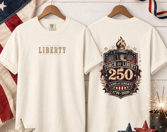 Camiseta América 250 / Águila de la Libertad 1776-2026 / Camiseta Comfort Colors / Camiseta Patriótica del 4 de Julio / Estados Unidos 250 Años de Libertad