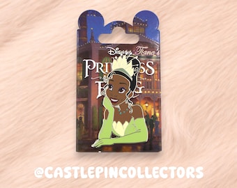 Pin de esmalte Tiana de la Princesa y el Sapo de Disney París - Pin oficial de intercambio