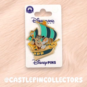Disney Peter Pan John Darling and Nana Pin - Disneyland Paris Exclusive - Pirate Ship Series Pin - Disney Dog Nana Jewelry - Disney Pin -DLP