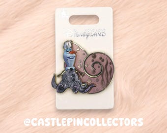 Disney Pin, Hong Kong Disneyland, Olaf as Ursula, Frozen, The Little Mermaid, Crossover, Exclusive Pin