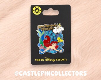 The Little Mermaid Ariel King Triton's Concert Pin – Tokyo DisneySea Exclusive Enamel Souvenir