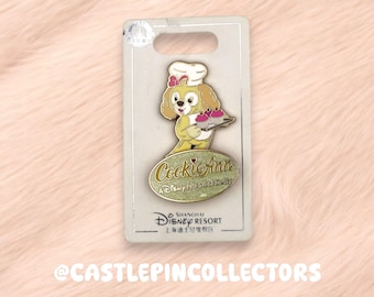 Disney Shanghai Disney Resort CookieAnn Enamel Pin, CookieAnn a Disney Friend of Duffy, Chef CookieAnn with Cupcakes Pin, SHDR Exclusive