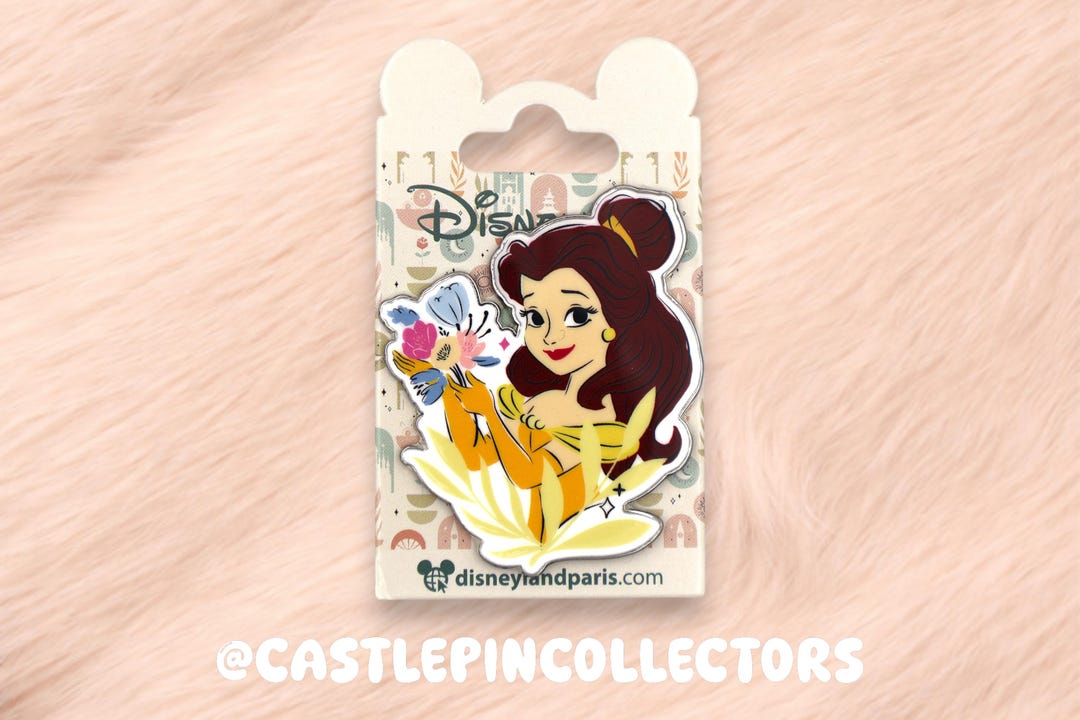 Disney Belle Pin Beauty and the Beast Disneyland Paris, Princess Belle ...