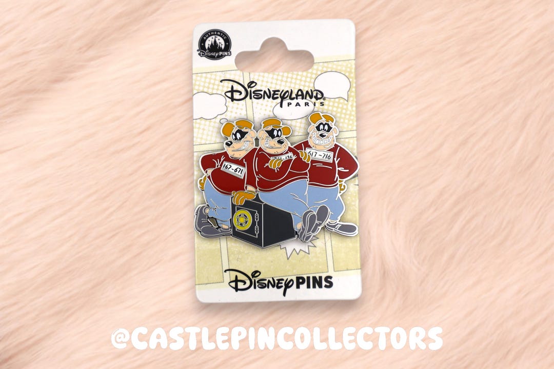 Disney Pin, Disneyland Paris, Beagle Boys, Ducktales, Villains