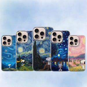 Snoopy Starry Night Phone Case | iPhone, Samsung, Google Pixel Protection